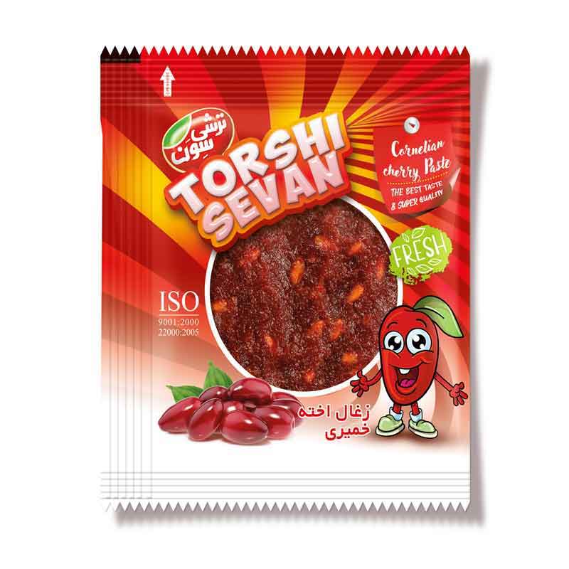 تمر زغال اخته خمیری 45 گرم بسته 16 عددی ترشی سون